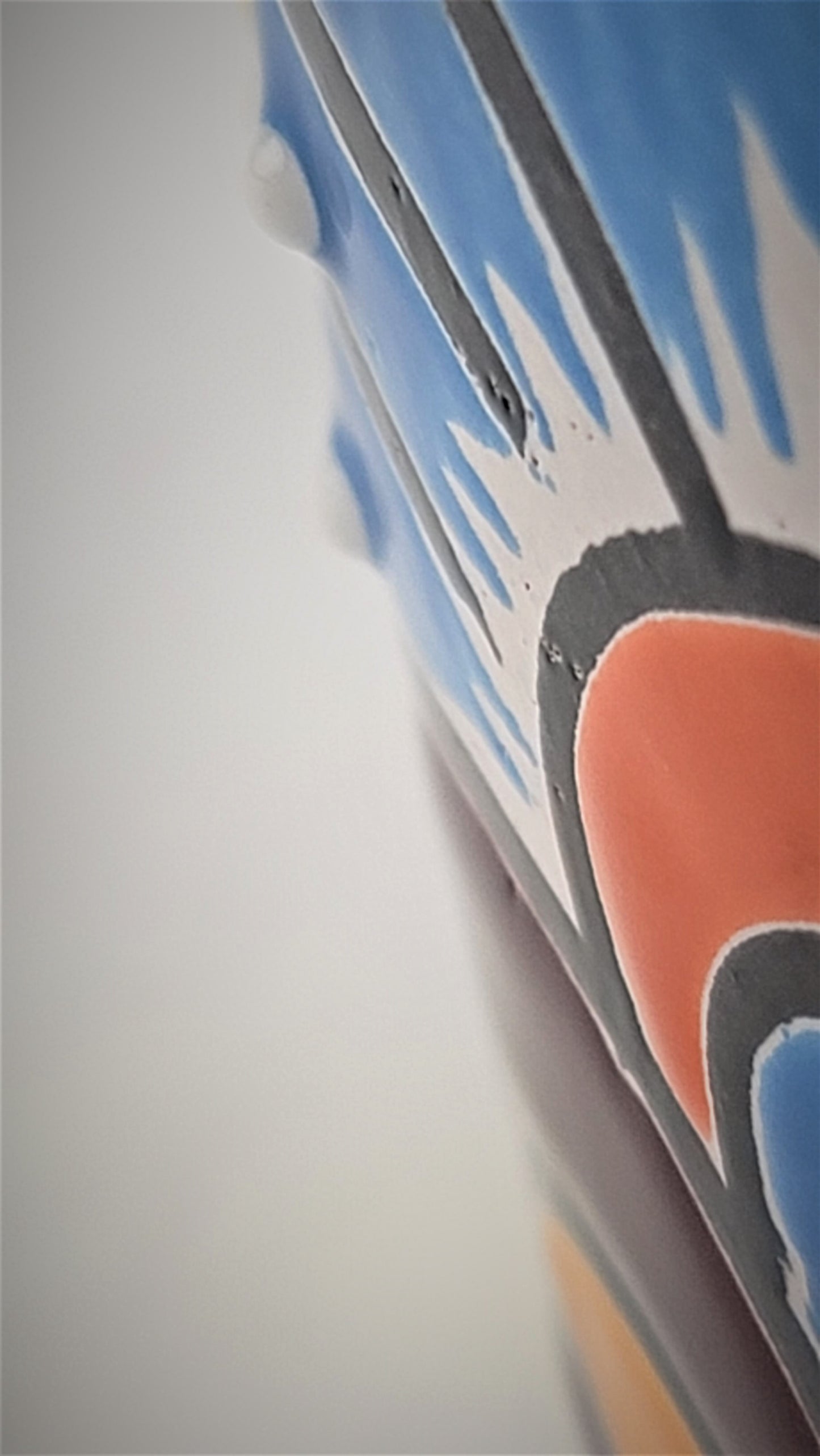 Mexico Pottery Talavera Hand-Painted Flower Pot 5.75" Blue