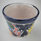 Mexico Pottery Talavera Hand-Painted Flower Pot 5" Blue