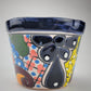 Mexico Pottery Talavera Hand-Painted Flower Pot 5" Blue