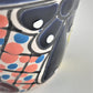 Mexico Pottery Talavera Hand-Painted Flower Pot 5" Blue