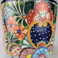 Mexican Pottery Hand-Crafted Floral Design Planter