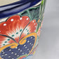 Mexican Pottery Hand-Crafted Floral Design Planter