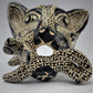Jaguar & Baby Cub Statue | Unique Mexican Home & Office Decor