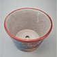 Red Rim Talavera Ceramic Planter 5" | Indoor & Patio Décor