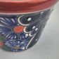 Red Rim Talavera Ceramic Planter 5" | Indoor & Patio Décor