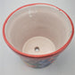 Mexico Pottery Talavera Hand-Painted Flower Pot 6" Red