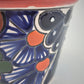 Mexico Pottery Talavera Hand-Painted Flower Pot 6" Red