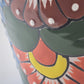 Red Rim Talavera-Style Ceramic Planter 8" | Mexican Flower Pot