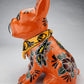 Frenchie Hand Painted Ceramic Mexican Pottery