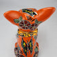 Frenchie Hand Painted Ceramic Mexican Pottery