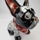 Hand Painted Frenchie Ceramic Figurine - Unique Mexican Art