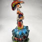 Mini Catrina Figurine - Handcrafted Ceramic Día de los Muertos Art