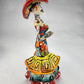 Mini Day of the Dead Catrina Talavera - Mexican Folk Art