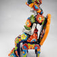 Day of the Dead Catrina On A Chair Hand Painted Mexican Art