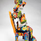 Day of the Dead Catrina On A Chair Hand Painted Mexican Art