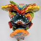 Day of the Dead Catrina On A Chair Hand Painted Mexican Art