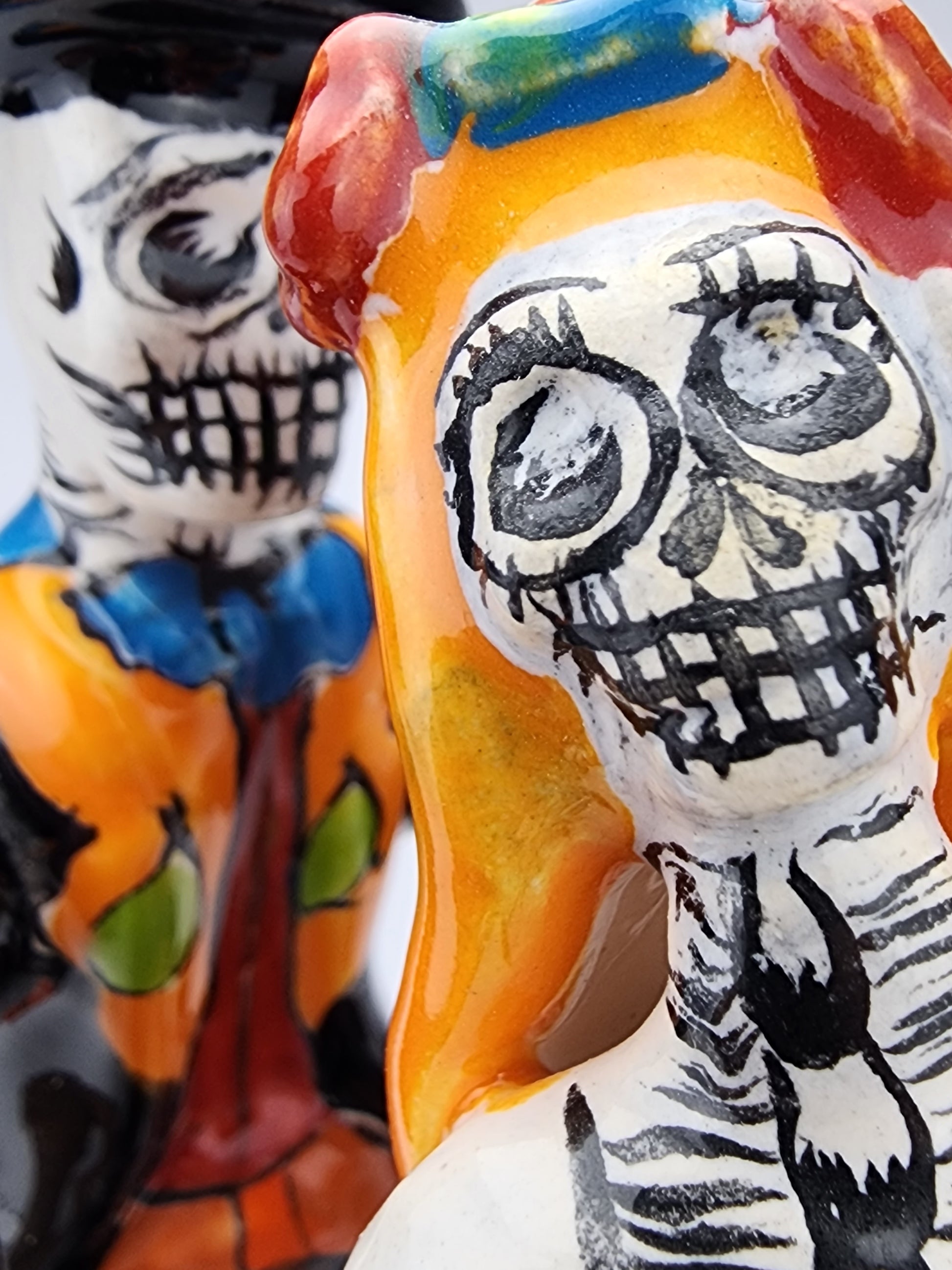 day of the dead couple painting