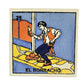 Lotería Tile El Borracho #25 Mexican ceramic folk art tile on white background