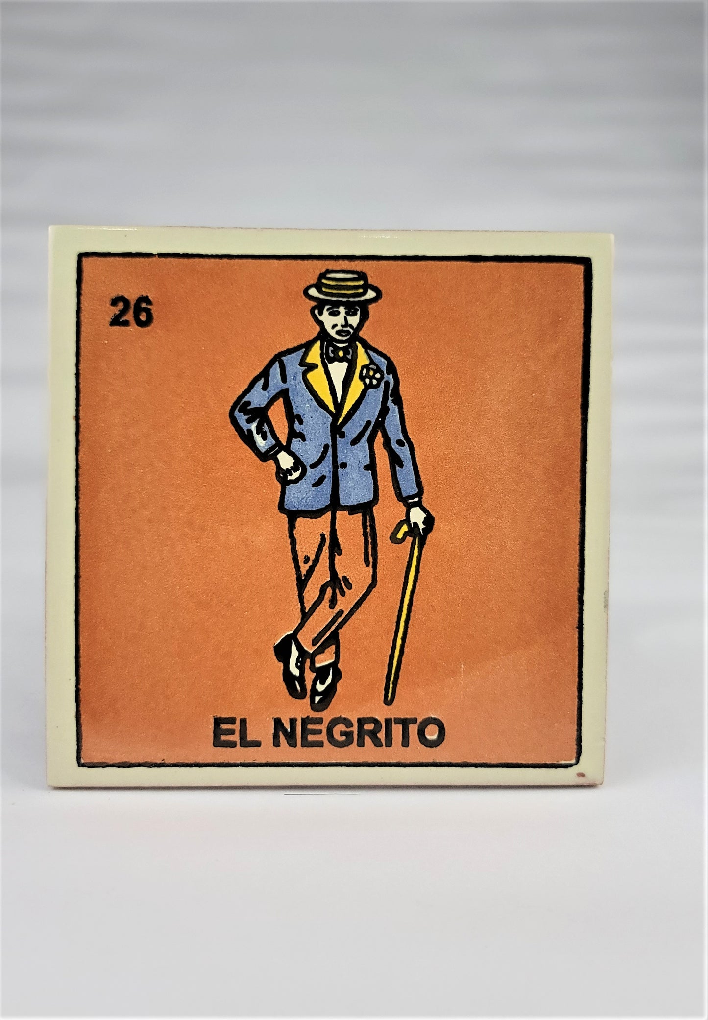 Mexican Loteria Tile Assorted Multi Purpose Drink Coasters #26