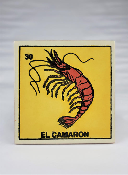 Mexican Loteria Tile Assorted Multi Purpose Drink Coasters #30