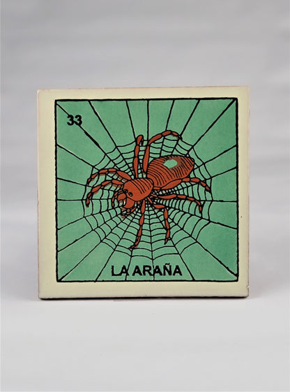 Ceramic Tile Drink Coaster Loteria