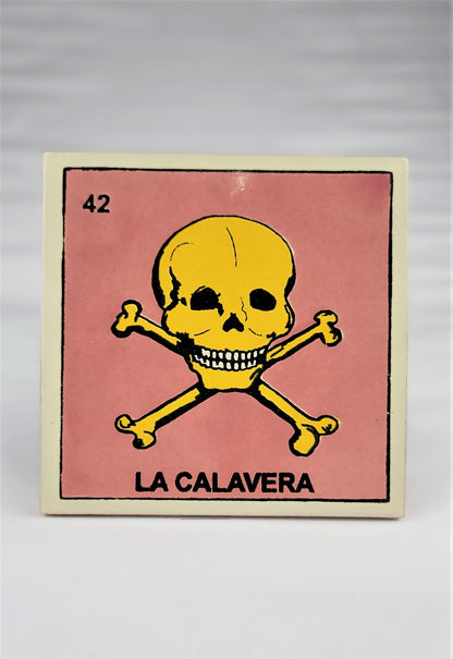 Ceramic Tile Drink Coaster Loteria