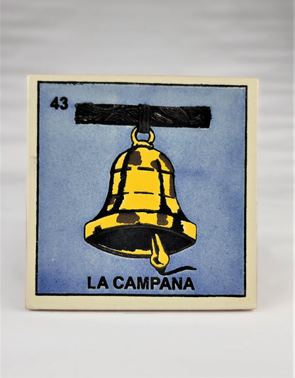 Ceramic Mexican Loteria Drink Coaster