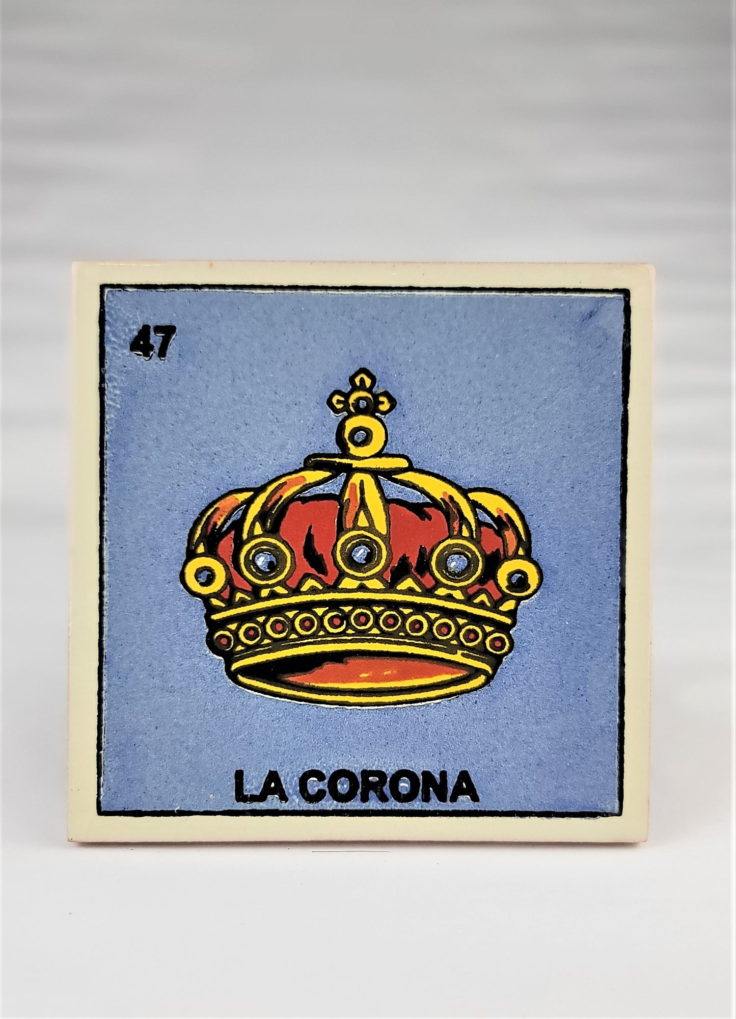 Mexican Loteria Tile Assorted Multi Purpose Hand Painted Drink Coasters #47