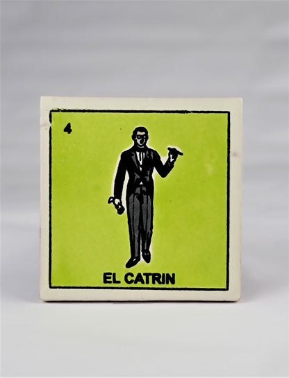 Ceramic Tile Drink Coaster  #4 EL CATRIN