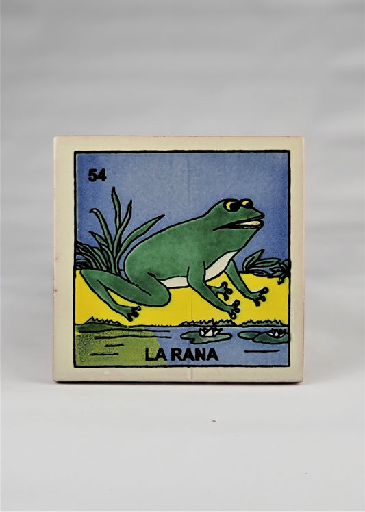Mexican Loteria Tile Assorted Multi Purpose Hand Painted Drink Coasters #54