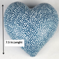Mexican Pottery Hand-Painted Spotted Heart Wall Décor